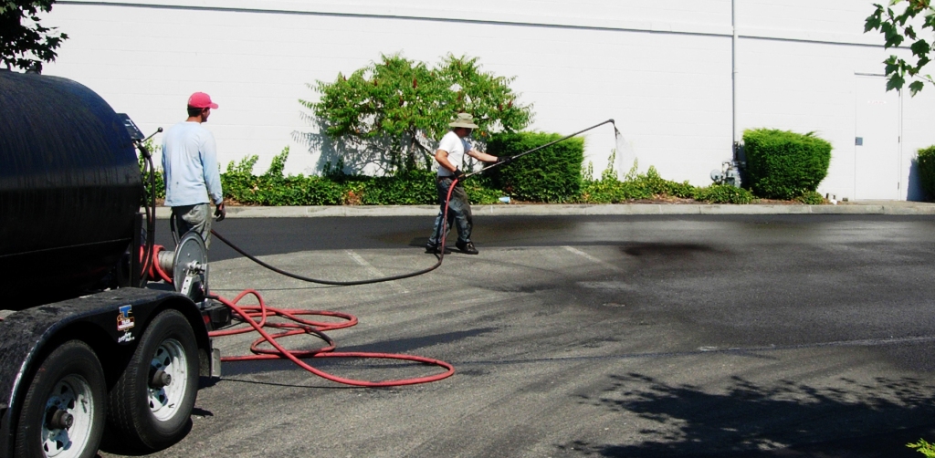 Asphalt sealing Banner | Tilco Parking Lot Maintenance